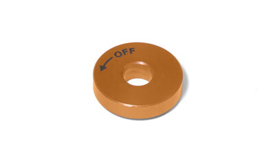 Washer O 8 ext. 24 x 5 mm, orange