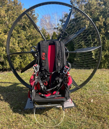 SCOUT Carbon demo paramotor L29 Delfin harness size: M/L (268,4 hours)