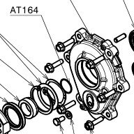 O-RING VITON 17 X 1,00 MM (SET OF 5) (AT164.5)