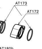 O-ring viton 2,62 x 31,42 mm (Set of 10) and O-ring viton 1,78x31,47mm (set of 5)    (AT173.10)
