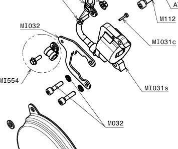 Coil cable support plate