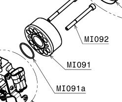 Plastic air-box connector and O-ring viton