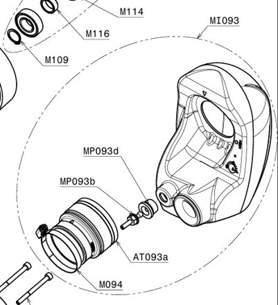 Air-box silencer complete