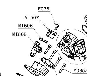 Injector fixing clip (Set of 5)