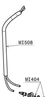 Kit of injector fuel tubes