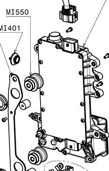 Engine fixing spacer (Set of 4)
