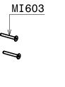 Bolt 3 x 25 mm Tsei DIN7991 (Set of 5)