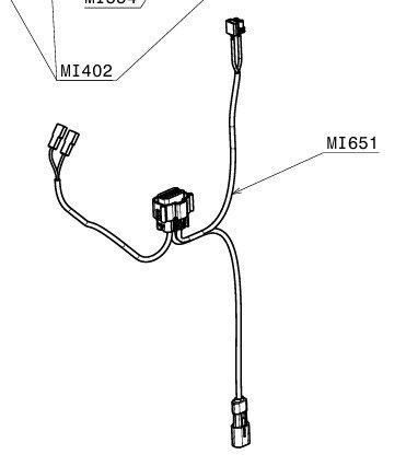 Sensor and power supply wiring