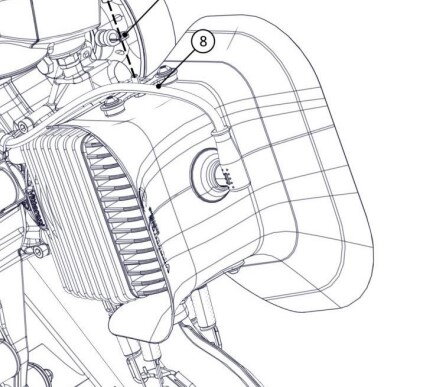 Carbon fiber extra cooling shroud MY25 (ACC161a)