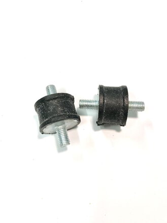 Antivibration mount 30 x 20 mm hard (right) 14/20 mm with Nuts