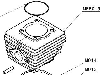 Cylinder chromed Factory-R O 66 mm SEL.C  (MFR015c)