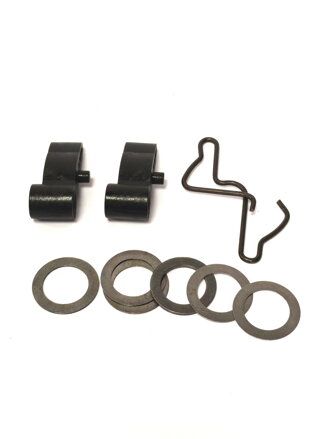 Kit Plastic hook (Set of 2) with Shim washers 12 x 18 mm (Set of 6) and Elastic ring (MP055k)