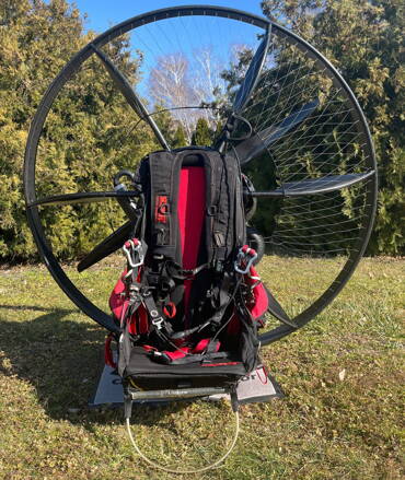 SCOUT Carbon demo paramotor L29 Delfin harness size: M/L (268,4 hours)