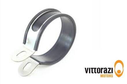Silencer steel bracket with Rubber spacer