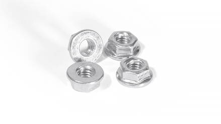 Lock nut high temperature 6 x 1 mm DIN 6923 (Set of 5) (AT019.5)