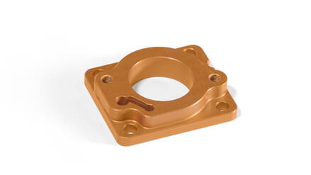 Carburetor flange for WG8 carburetor, orange