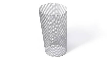 Conical wire mesh