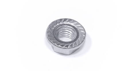 Nut with flange M5 DIN 6923