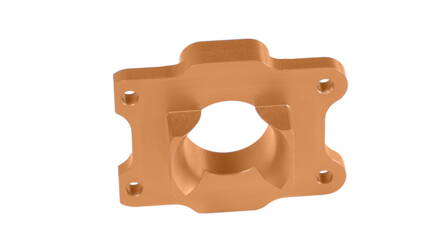 Carburetor flange, orange (External pulse circuit)