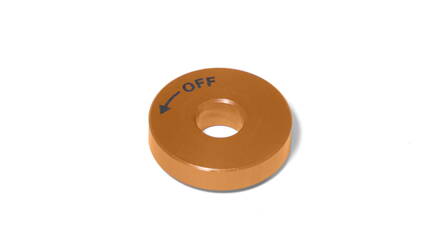 Washer O 8 ext. 24 x 5 mm, orange