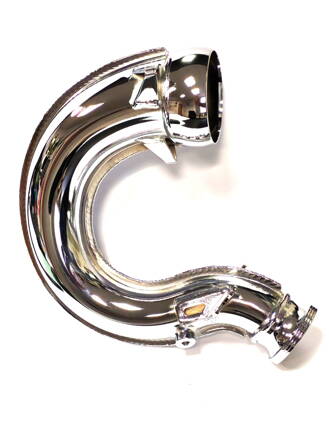 Exhaust chromed Factory-R, initial part (MFR200a)